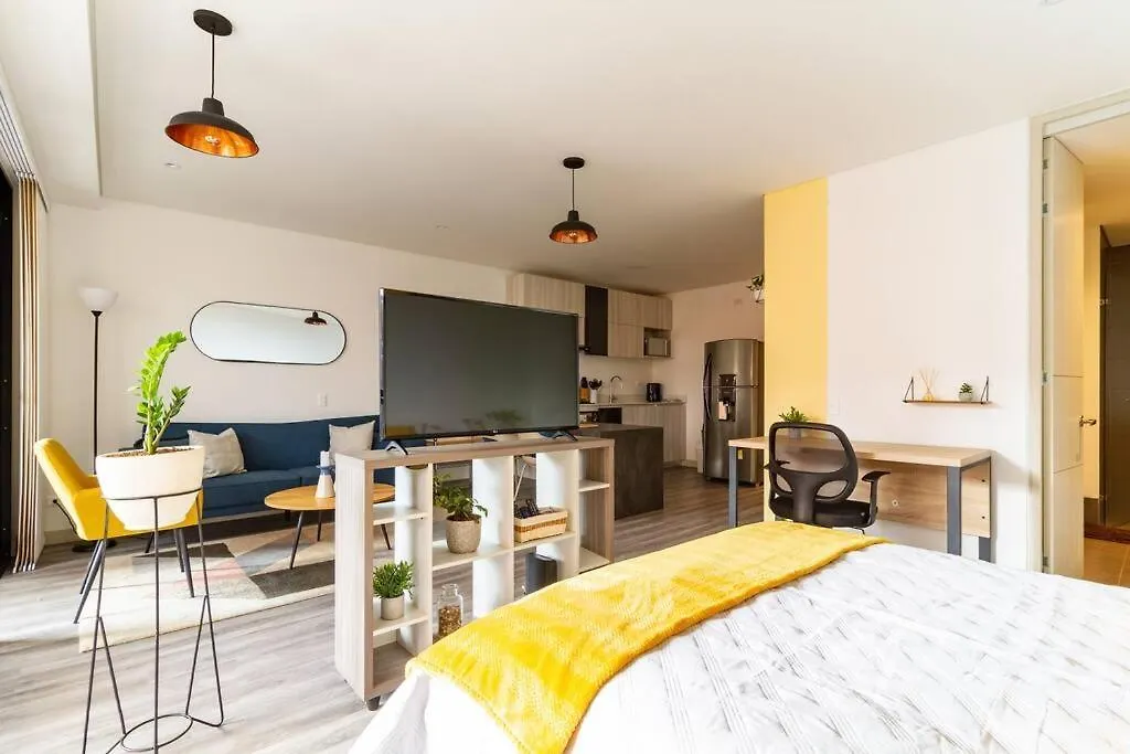 Apartament Beautiful New Loft Poblado Medellín 0*,
